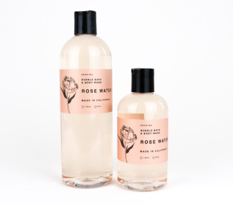 Rose Water Bubble Bath & Body Wash