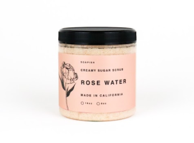 Rose Water Sugar Scrub