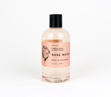 Rose Water Bubble Bath & Body Wash